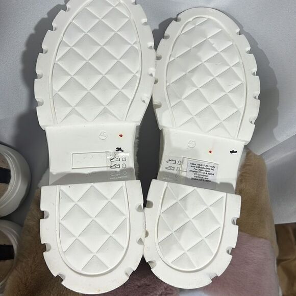 FREE PEOPLE HAPPY THOUGHTS FUR BOOTS NWT - Picture 9 of 10